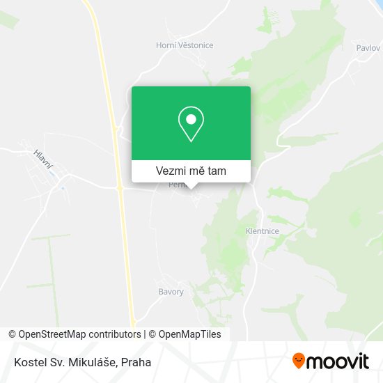 Kostel Sv. Mikuláše mapa
