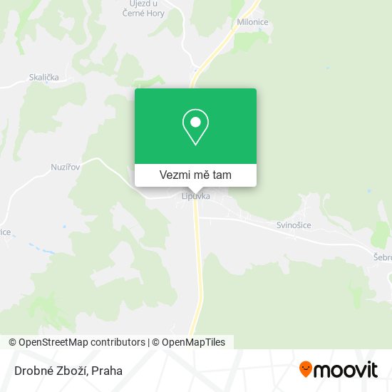 Drobné Zboží mapa