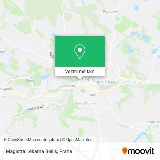 Magistra Lékárna Bellis mapa
