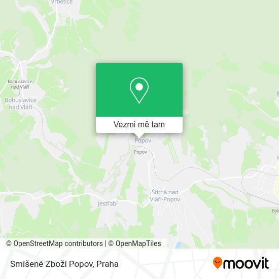 Smíšené Zboží Popov mapa