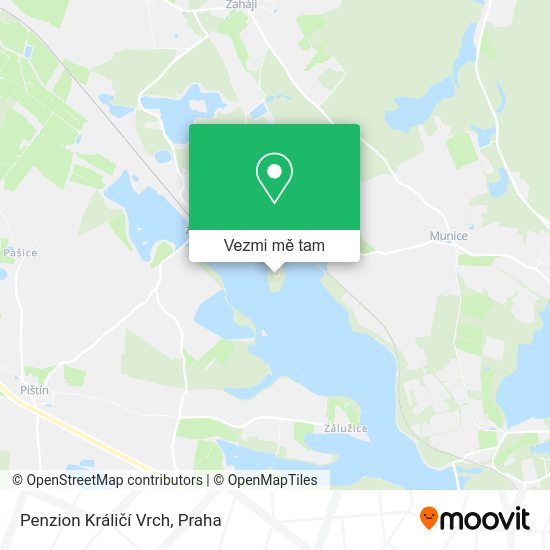 Penzion Králičí Vrch mapa