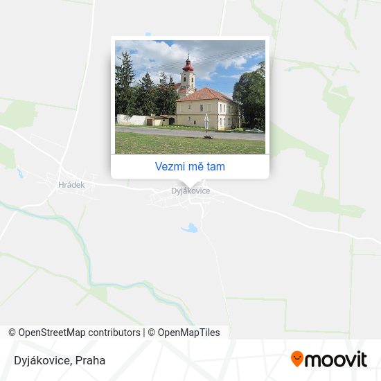 Dyjákovice mapa