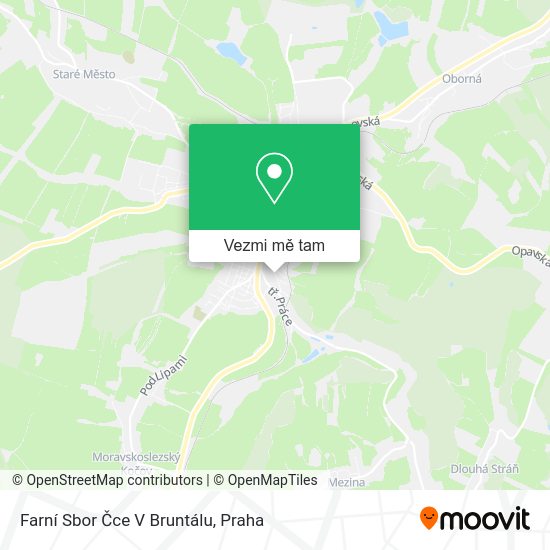 Farní Sbor Čce V Bruntálu mapa