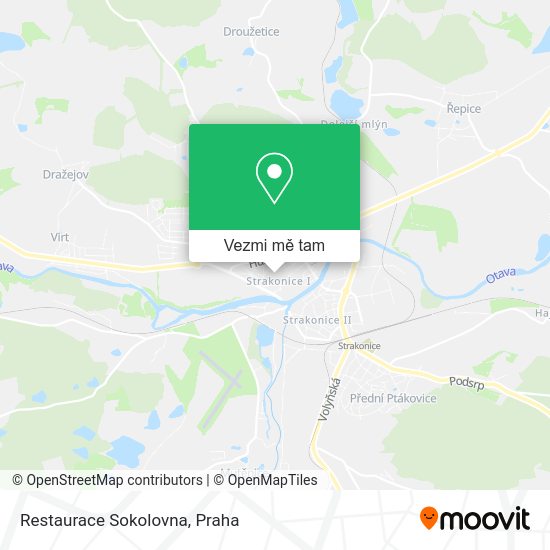 Restaurace Sokolovna mapa