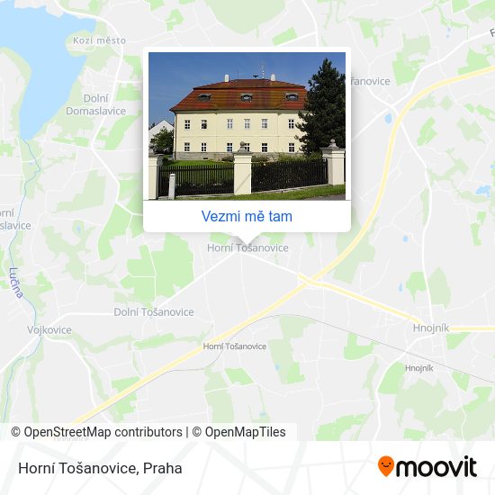 Horní Tošanovice mapa