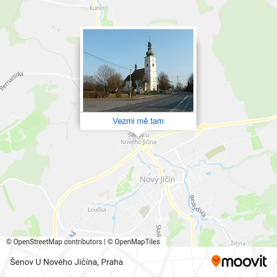 Šenov U Nového Jičína mapa