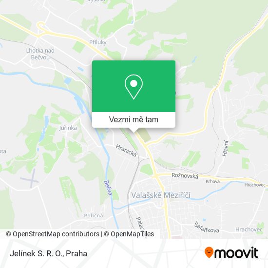 Jelínek S. R. O. mapa