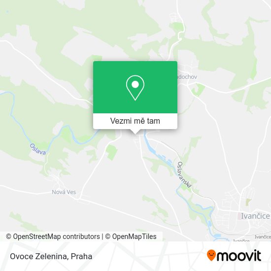 Ovoce Zelenina mapa