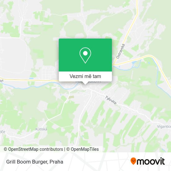 Grill Boom Burger mapa