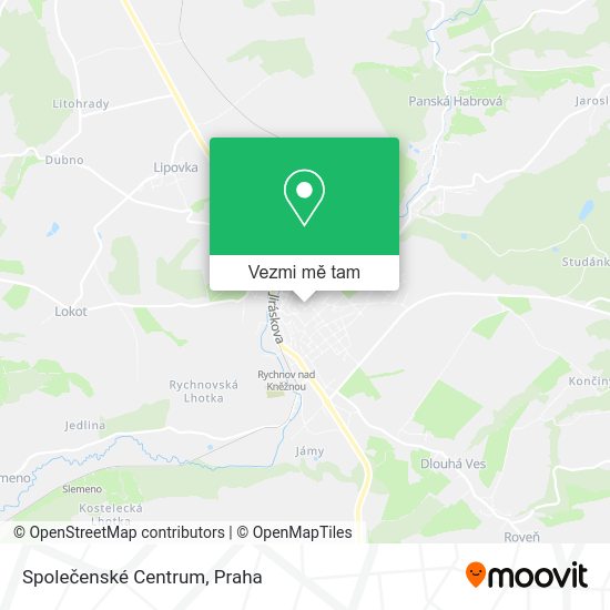 Společenské Centrum mapa