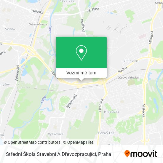 Střední Škola Stavební A Dřevozpracující mapa