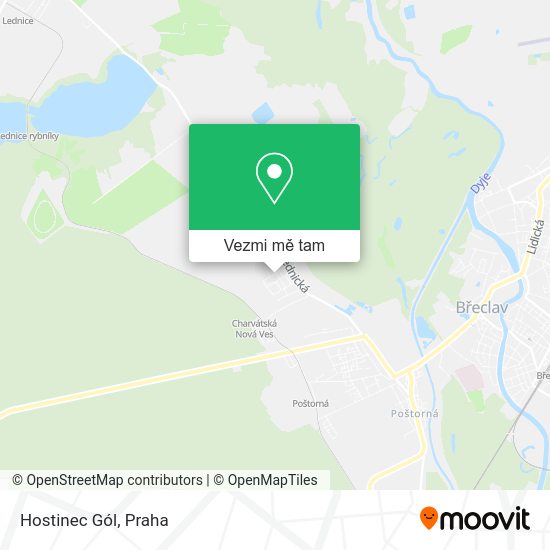 Hostinec Gól mapa