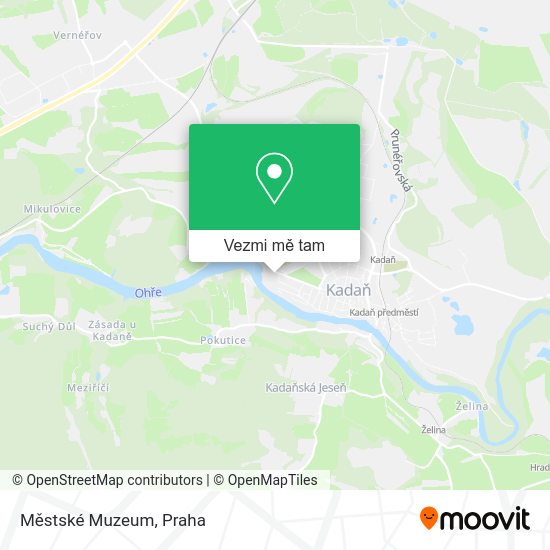 Městské Muzeum mapa