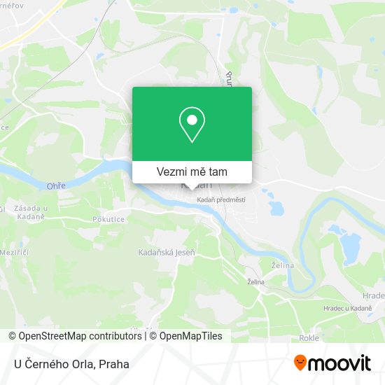 U Černého Orla mapa