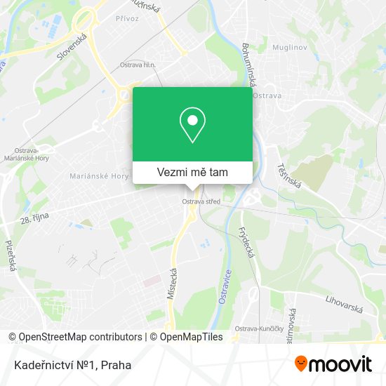 Kadeřnictví №1 mapa