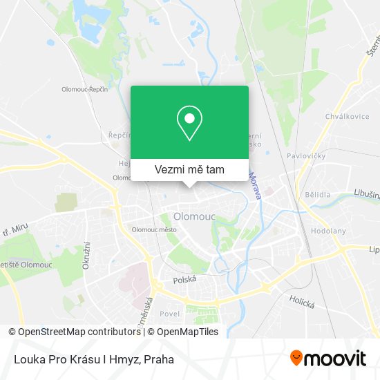 Louka Pro Krásu I Hmyz mapa