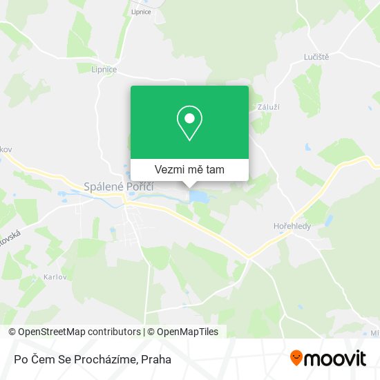Po Čem Se Procházíme mapa