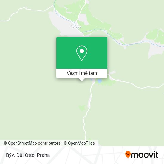 Býv. Důl Otto mapa