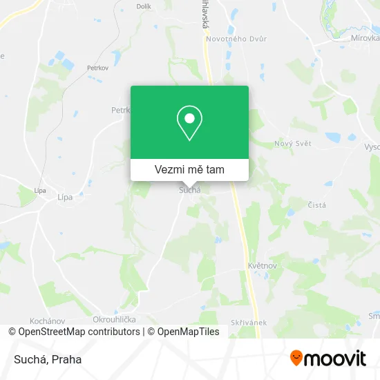 Suchá mapa