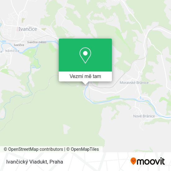 Ivančický Viadukt mapa