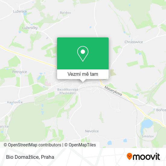 Bio Domažlice mapa