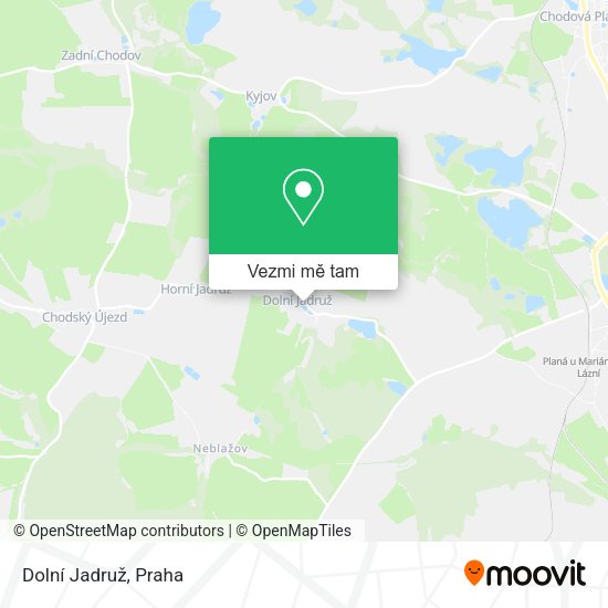 Dolní Jadruž mapa