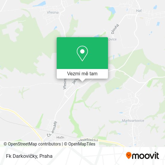 Fk Darkovičky mapa