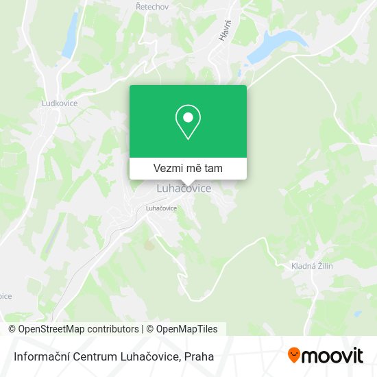 Informační Centrum Luhačovice mapa