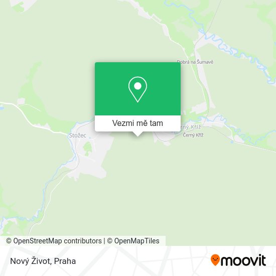 Nový Život mapa