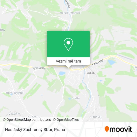 Hasišský Záchranný Sbor mapa