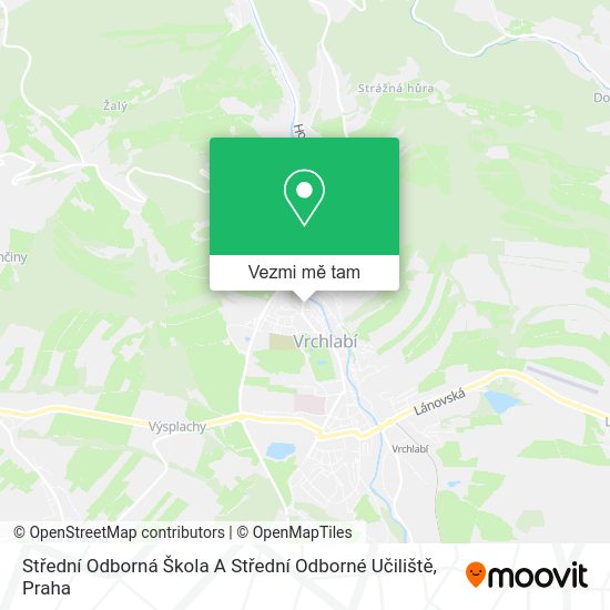 Střední Odborná Škola A Střední Odborné Učiliště mapa