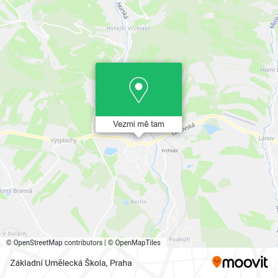 Základní Umělecká Škola mapa