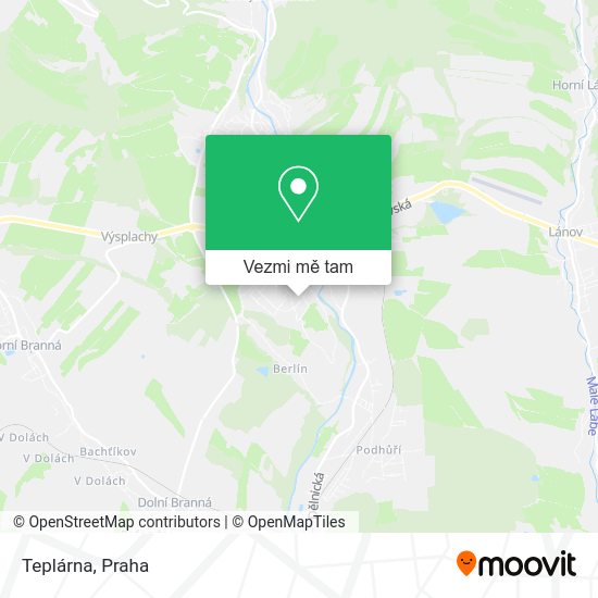 Teplárna mapa