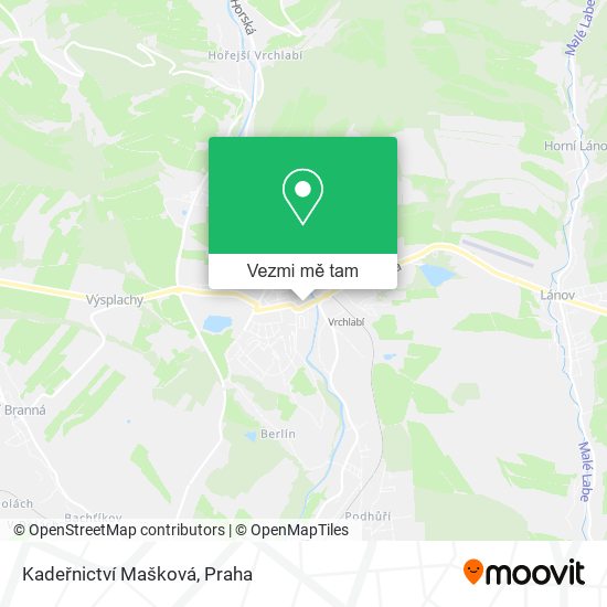 Kadeřnictví Mašková mapa