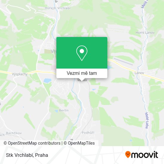 Stk Vrchlabí mapa