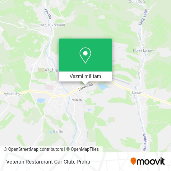 Veteran Restarurant Car Club mapa
