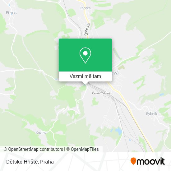 Dětské Hřiště mapa