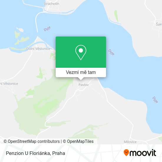 Penzion U Floriánka mapa