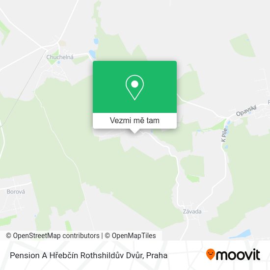 Pension A Hřebčín Rothshildův Dvůr mapa