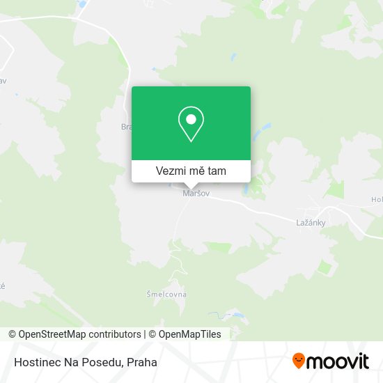 Hostinec Na Posedu mapa