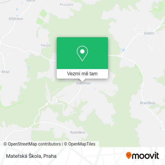 Mateřská Škola mapa