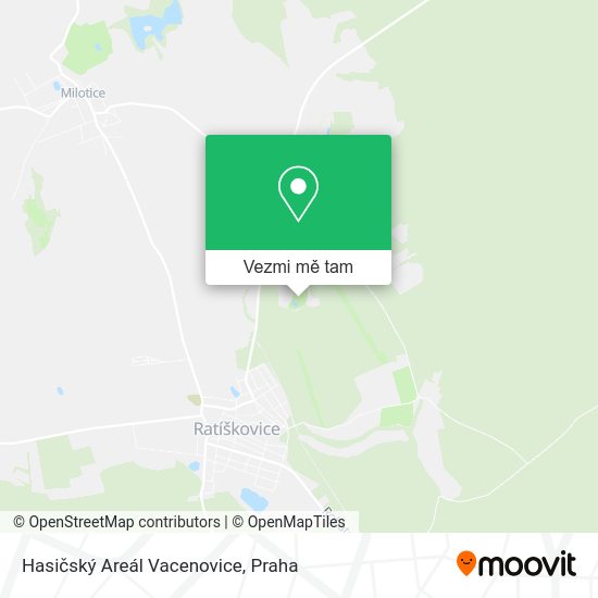 Hasičský Areál Vacenovice mapa