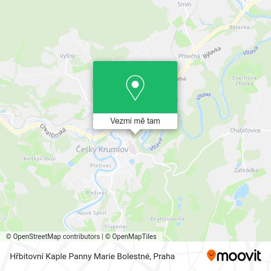 Hřbitovní Kaple Panny Marie Bolestné mapa