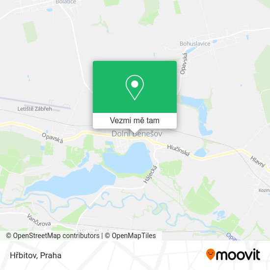 Hřbitov mapa