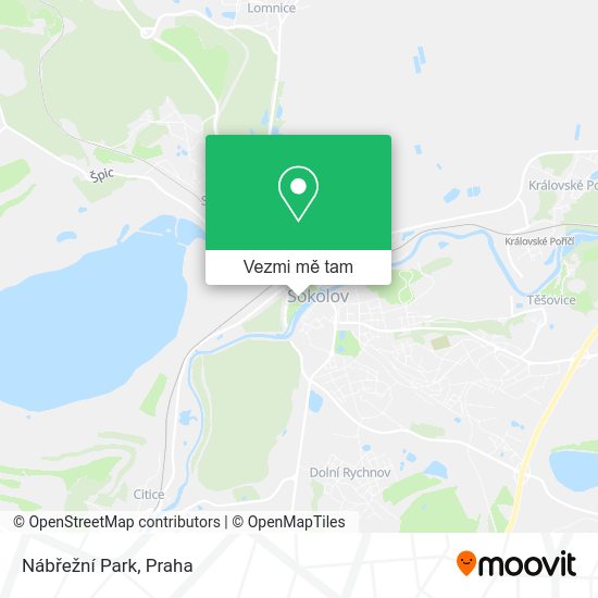 Nábřežní Park mapa