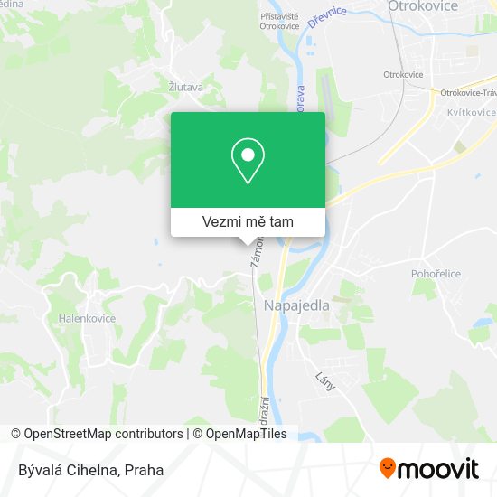 Bývalá Cihelna mapa
