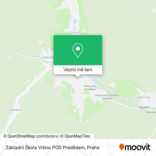 Základní Škola Vrbno POD Pradědem mapa