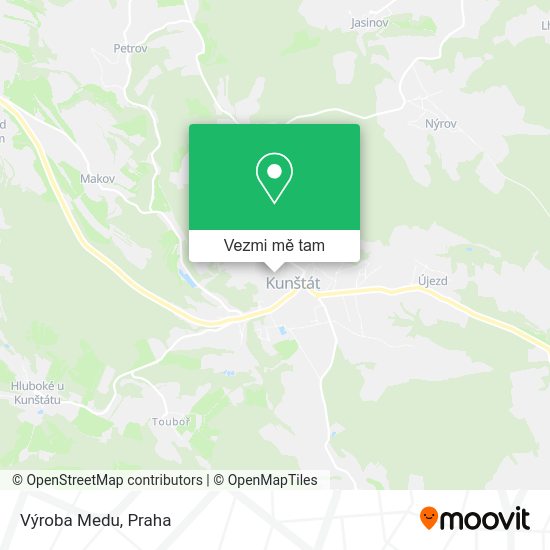 Výroba Medu mapa