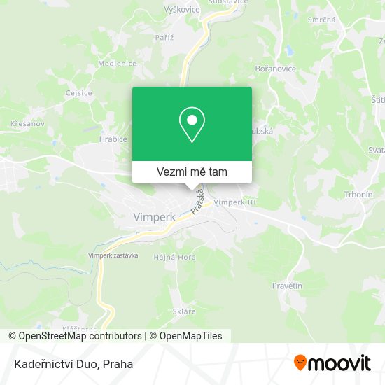 Kadeřnictví Duo mapa