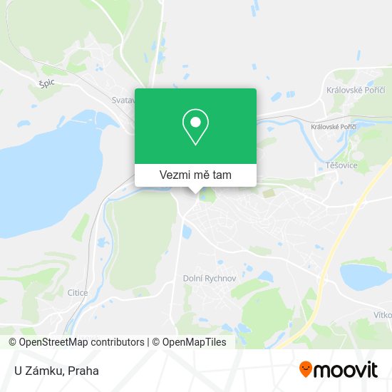 U Zámku mapa
